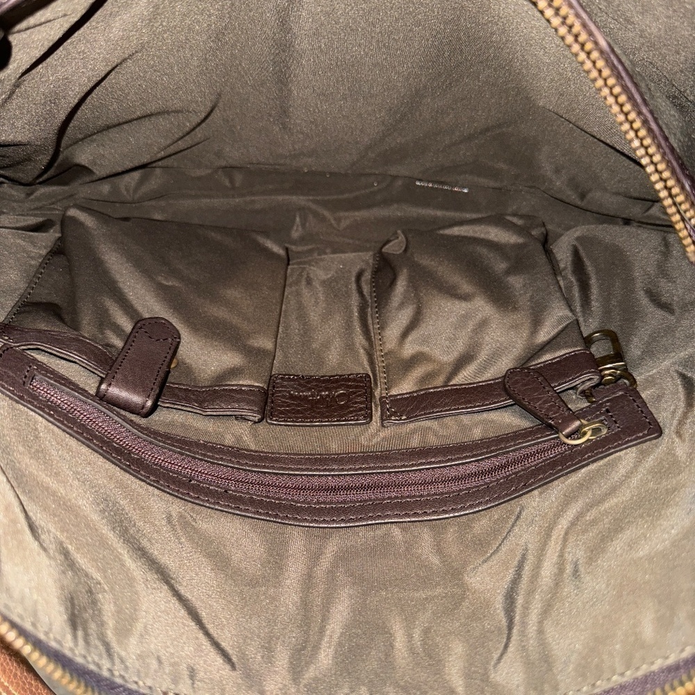 EUC Cole Haan Pebble Leather Hobo Purse Bag Brown Copper - Picture 3 of 11